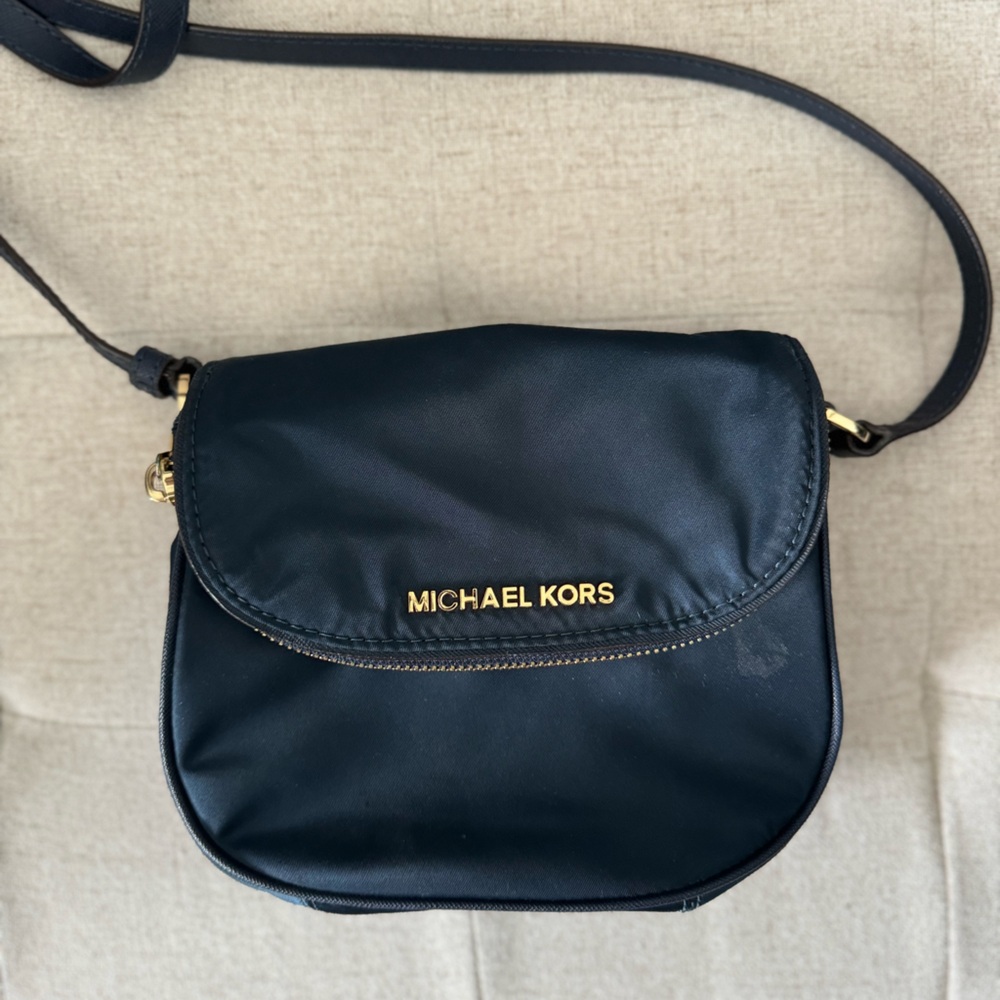 Michael Kors Bedford Blue Crossbody Bag